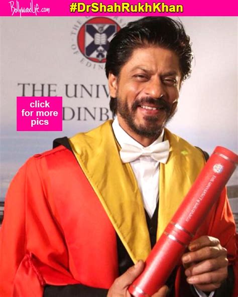 shah rukh khan gives life lessons as he receives his doctorate degree