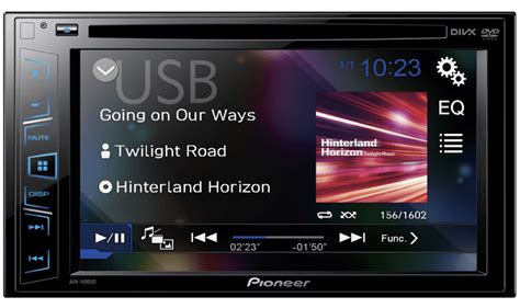 pioneer india avh dvd play multiple usb video formats boost  sound   band