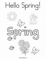 Coloring Spring Hello April Showers Bring Flowers May Pages Color Print Noodle Printable Getcolorings Twisty sketch template