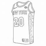 Knicks sketch template
