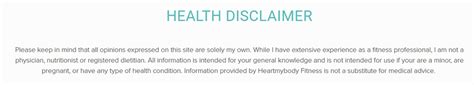 Health Disclaimers – The Fastest Free Disclaimer Generator