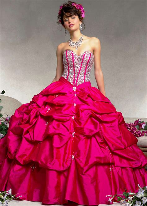 40 Vestidos De 15 Años Largos Y Cortos En Color Rosa