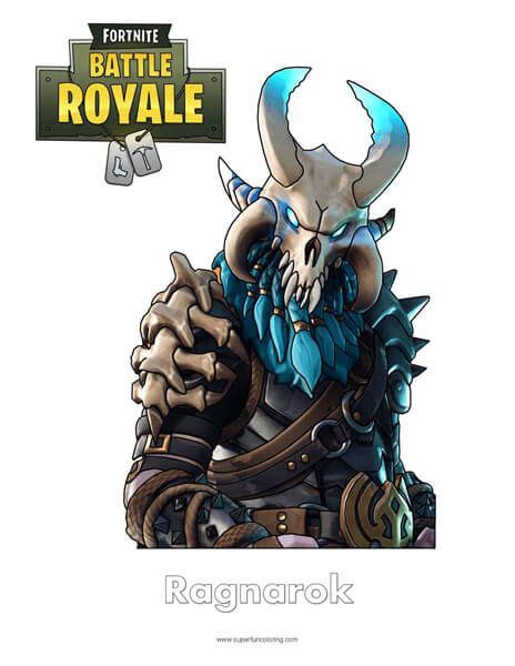 fortnite ragnarok coloring page coloring pages cool coloring pages