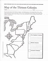 Colonies Map 13 Printable Blank England Activities Worksheets Worksheet 7th Socia Names Social Studies Colonial Southern Coloring Quiz List Grade sketch template