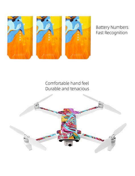 sunnylife removable pvc stickers  fimi  se rc drone painting