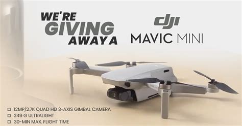 dji mavic mini drone giveaway julies freebies