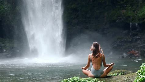 girl meditating in front of stock footage video 100 royalty free 16360561 shutterstock