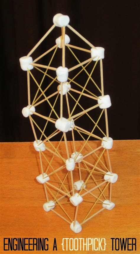 Marshmallow Toothpick Tower Challenge