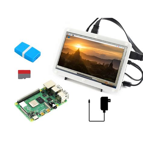 raspberry pi  model  display kit  capacitive touch lcd micro sd card