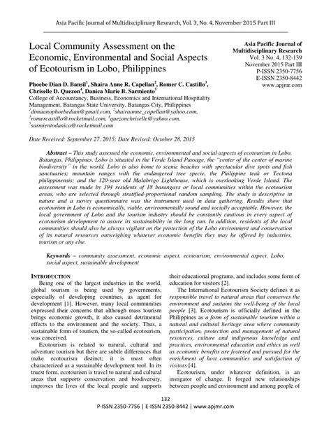 economics research paper topics  philippines  economics research