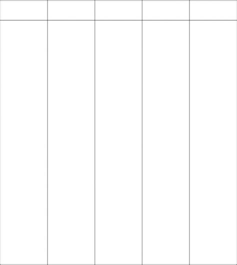 printable  column charts  template printables hub