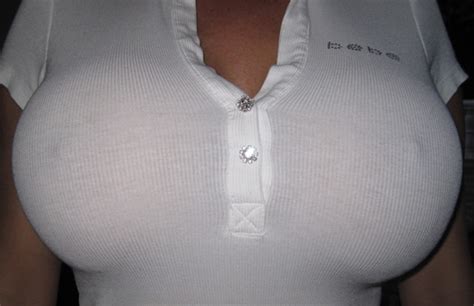 hard nipples through shirt in public