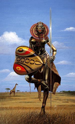 African Warrior Woman In 2020 Black Women Art African