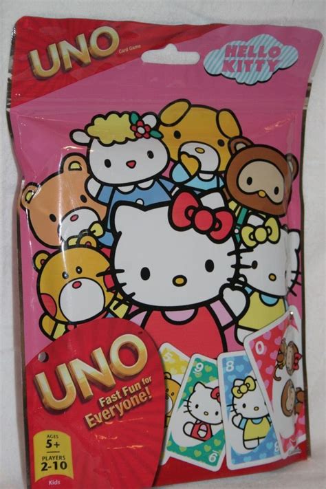 kitty uno card game  resealable travel bag  sale