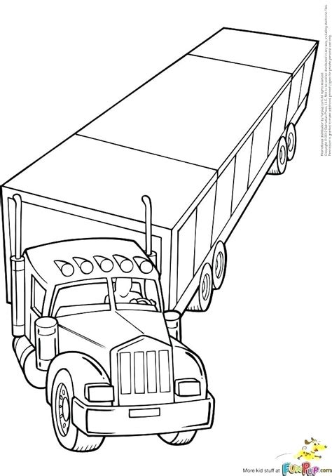 big rig coloring pages  getcoloringscom  printable colorings