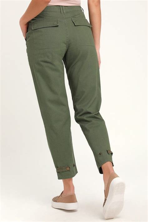 lulus pamela army green pants size 25 100 cotton in 2020 army