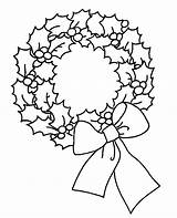 Wreath Coloring Pages sketch template