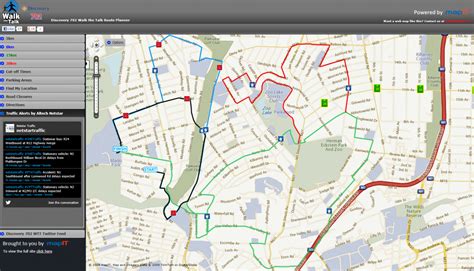 walking route planner map