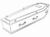 Coffin Sketch Lineart Deviantart Sketches Paintingvalley sketch template