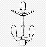 Clipart Anchor Lighthouse Coloring sketch template