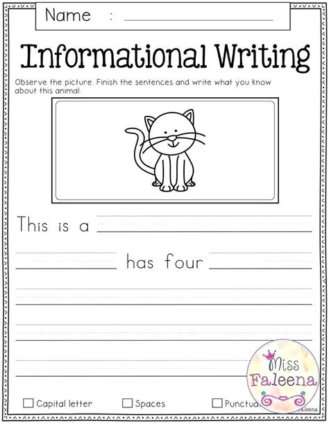 kindergarten writing activities google search  writing prompts