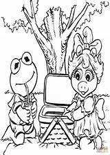 Coloring Muppet Babies Pages Muppets Baby Picnic Piggy Printable Kermit Miss Drawing Disney Animal Coloriage Ants Kids Color Elmo Teddy sketch template