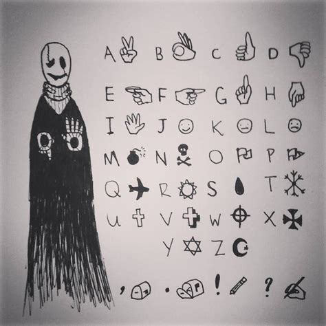 wd gaster finally  understand  alfabeto de lengua de signos