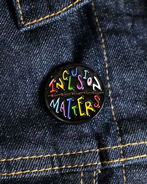 Inclusion Matters Rainbow Pin Strange Ways