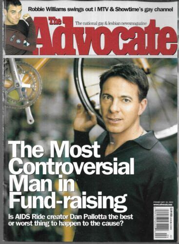 The Advocate Gay And Lesbian Magazine February 19 2002 Vg Fn Dan