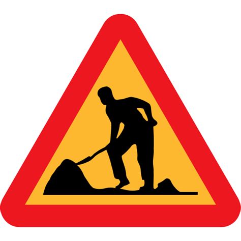 workmen  road traffic sign vector clip art  svg