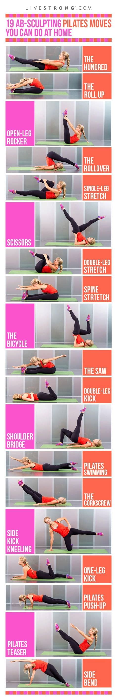 use these pinterest workouts for your next home based routine pilates