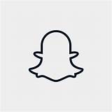 Snapchat Snap Icon Logo Chat Snapcat Ek Ilgi Anda Simgesi Bir Vector Social Outline Coloring Logos Library Pluspng Application Yoğun sketch template