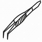 Tweezers Icon Doctor Clinic Surgery Medicine Hospital Health Medical Editor Open sketch template