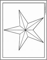 Coloring Star Pages Nautical Printable Pdf Colorwithfuzzy sketch template