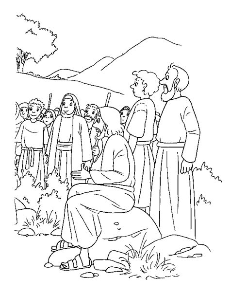 stephen bible story coloring page coloring pages