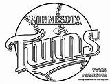 Twins Coloring Pages Baseball Minnesota Vikings Color Book Mn Printable Getcolorings Getdrawings sketch template