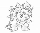 Bowser Coloring Pages Drawing Printable Mario Jr Dry Sketch Weapon Super Clipart Template Drawings Comments Kids Paintingvalley Library Coloringhome Another sketch template