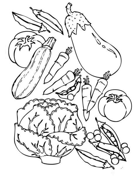 fruits  vegetables coloring pages vegetable coloring pages fruit
