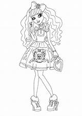 Ever After High Coloring Pages Raven Queen Printable Cerise Hood Print Colouring Blondie Getcolorings Cartoon Kids Sheets Locks Apple Colorings sketch template