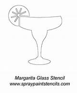 Margarita Glass Stencil Stencils Glasses Pages Fence Crafts Metal Choose Board Requests 2007 September sketch template