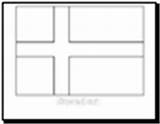 Flag Sweden Coloring Pages Blank Swedish Flags Key sketch template