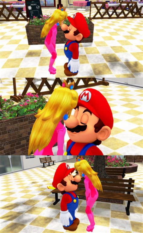 Mario And Zero Suit Peach Valentine S Day By Darkfalco313