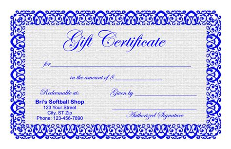 gift certificate templates edit fill sign  handypdf