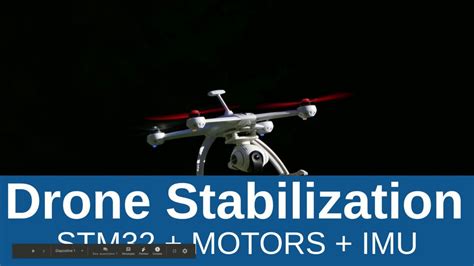 drone stabilization project stm   dc motors imu youtube