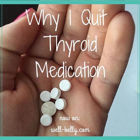 quit thyroid medication shawn mynar