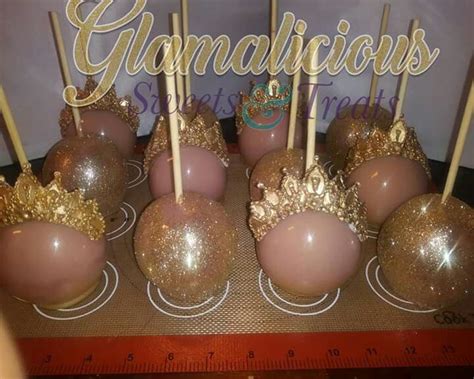 pin  wendy nacol  birthday glam gourmet candy apples candy