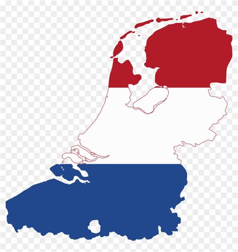 Flag Map Of The Dutch Language Netherlands Map And Flag