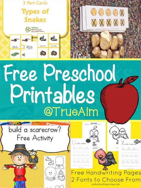 preschool printables  homeschool deals