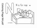 Napping sketch template
