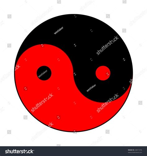 chinese ying yang stock illustration 24817276 shutterstock